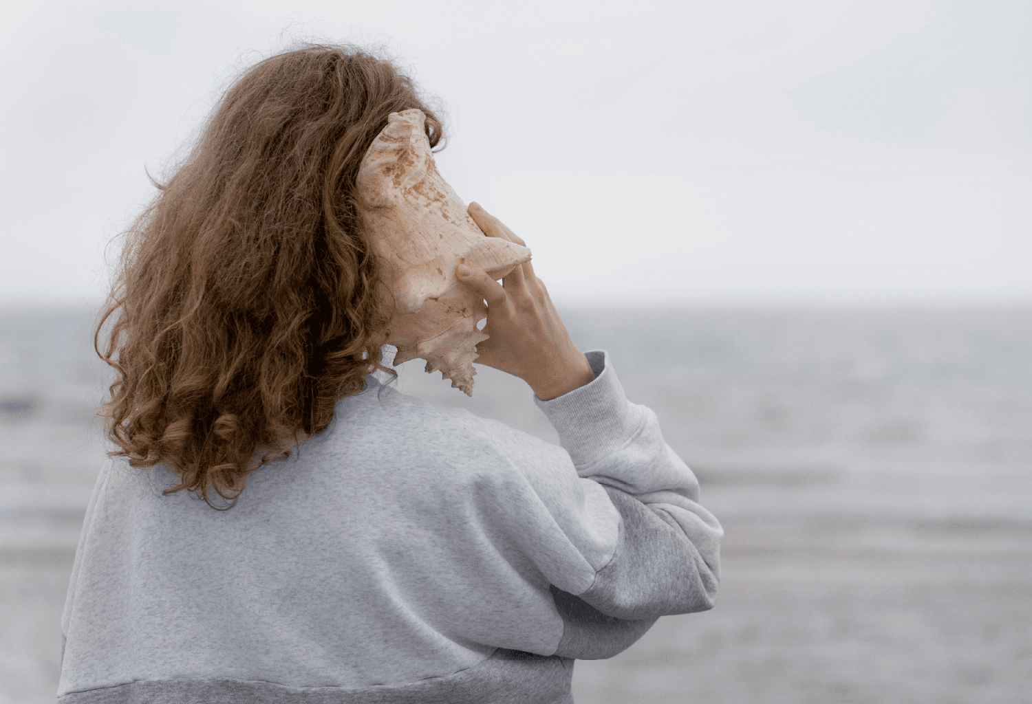 Listening to a sea shell